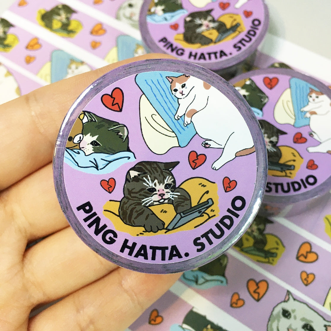 Sad Cat Meme Washi Tape