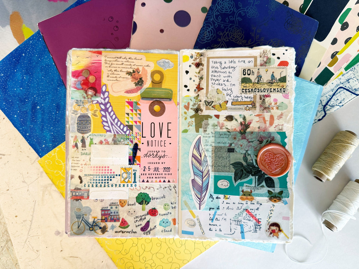 Saddle Stitched Journals with Dorkys Ramos