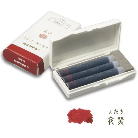 Sailor Shikiori Fountain Pen Ink Cartridges - Yodaki
