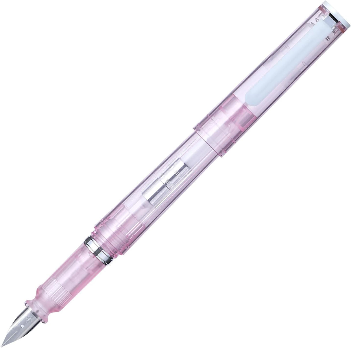 Product Characteristics
1ļ¼Rotating Nib Feature
TUZU Adjust Fountain Pen equipped with Rotating Nib Feature, enabling nib angle/grip position changes.
Fine angle adjustments at 10-degree pitches, so everyone can find their own comfort zone regardless of writing/gripping habits.
2ļ¼Natural Fit Grip
Two gently sloped sides for a natural fit in your fingers.
Ample contact surface enables stable gripping.
