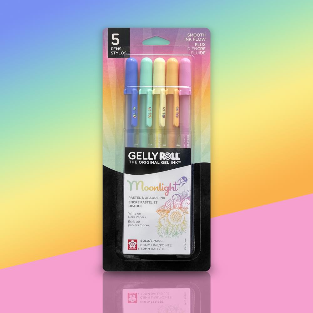 Gelly Roll Moonlight 10 Bold Pen Set 5/Pkg