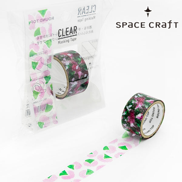 Cinta adhesiva transparente Sakura Mochi