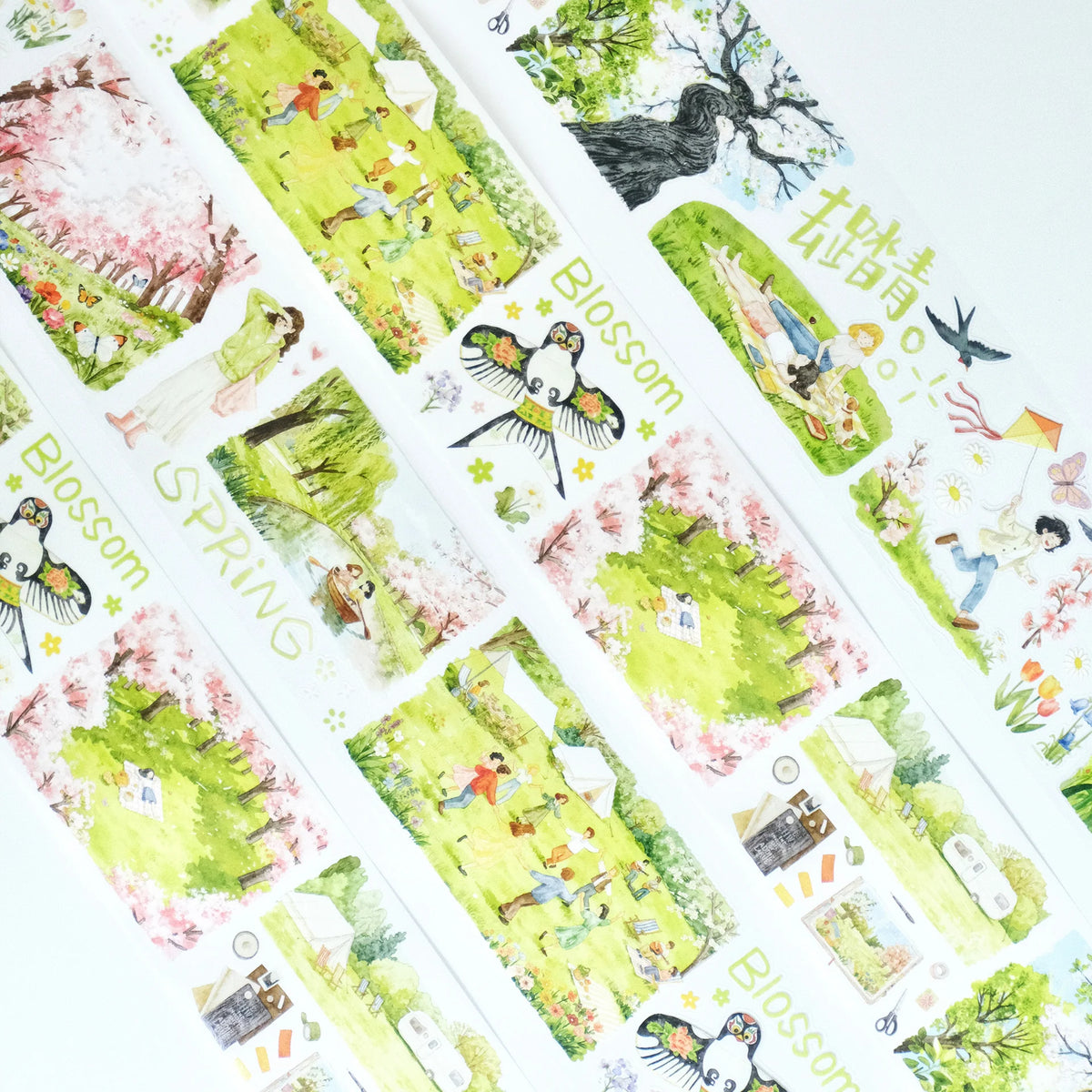 The Washi Tape Shop - Pre-cut Sakura Voyage Wide PET Tape – Little