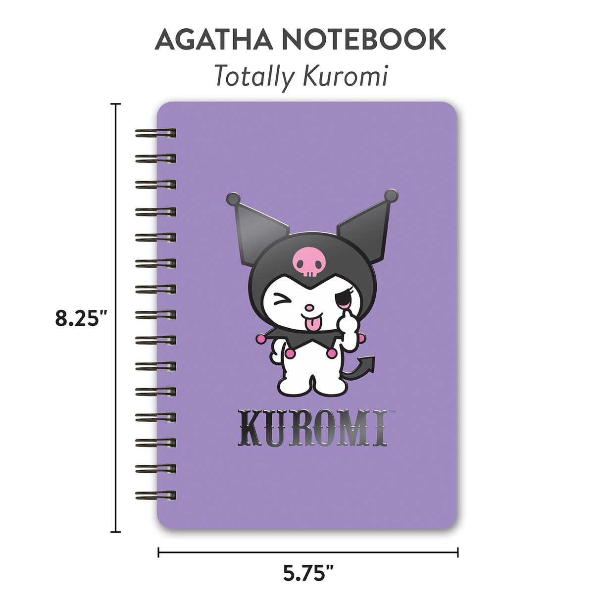 Sanrio Totally Kuromi™ Agatha Notebook
