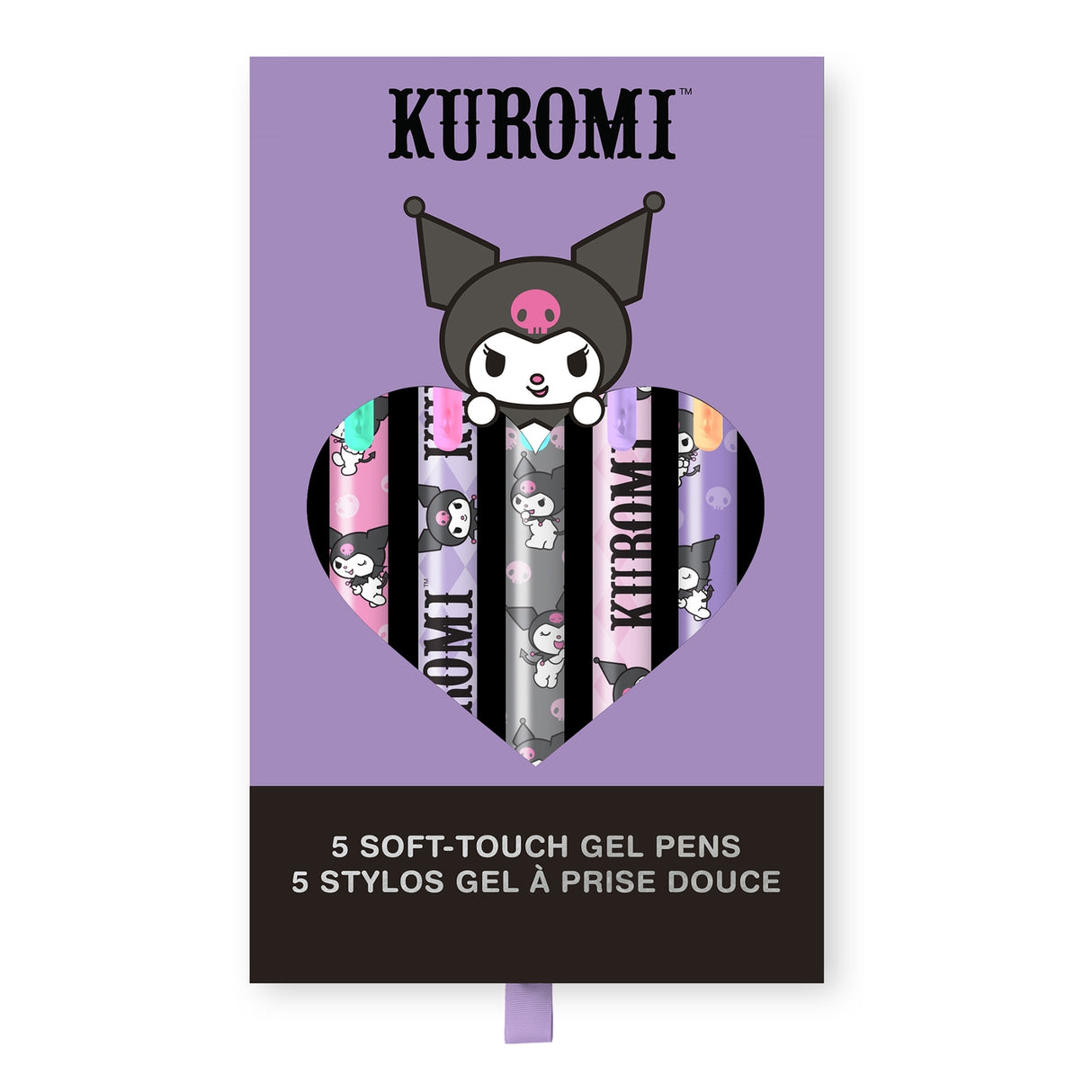 Sanrio Totally Kuromi™ Soft-Touch Gel Pen Set