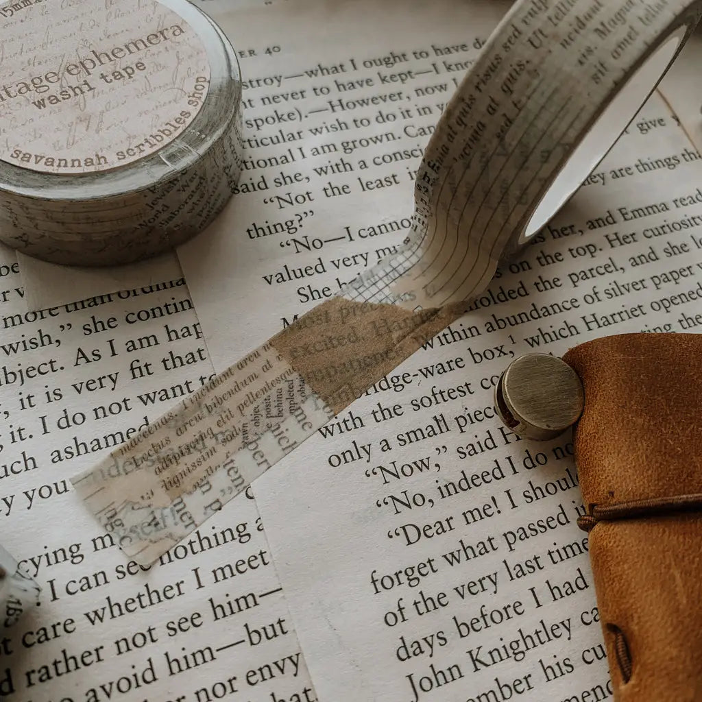 Washi tape made for journaling, scrapbooking, & planning!
15mm x 10m
color may vary slightly from your monitor
made in-house and handled with cozy care