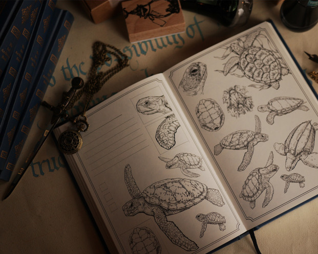 Dominant Industry Ink Archiving Book - A Log of Atlantis