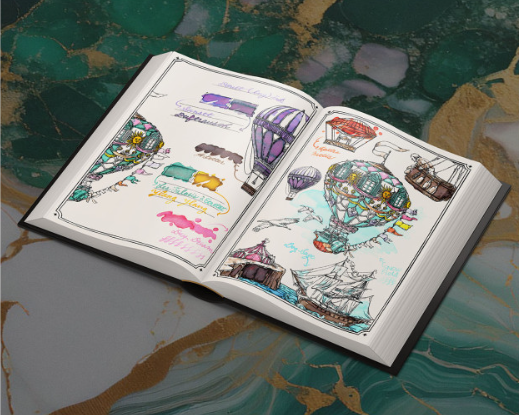 Dominant Industry Ink Archiving Book - A Log of Elixir