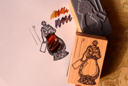 Dominant Industry Wood Stamp - A Log of Elixir