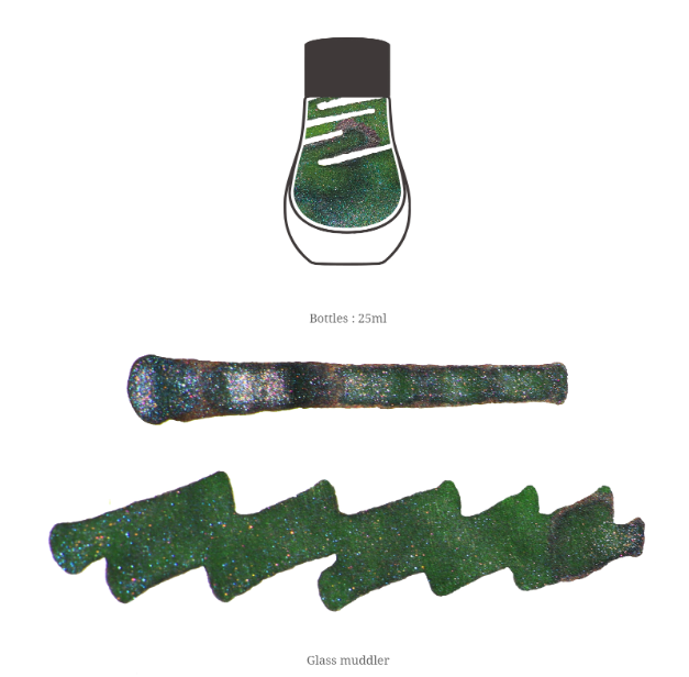 Dominant Industry Pearl Ink 25ml - Natural Green