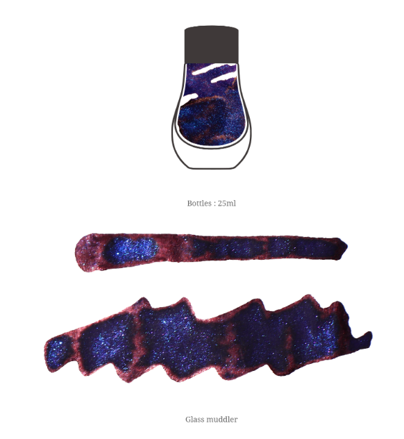 Dominant Industry Pearl Ink 25ml - Tanzanite