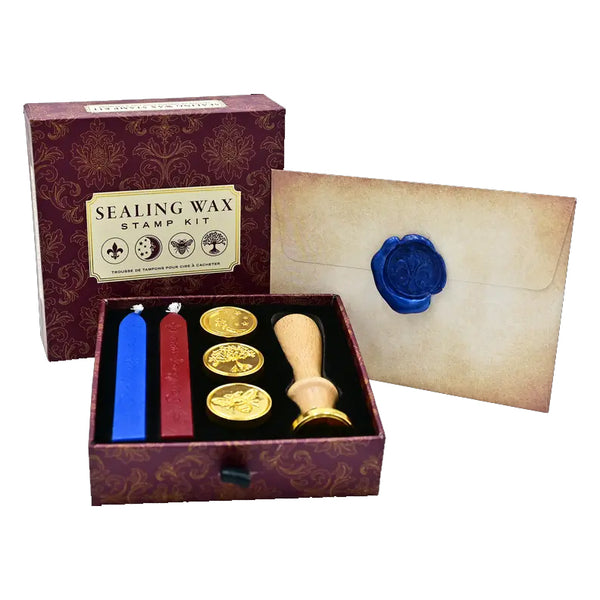Wax Envelope Seal Stamp Kit, Wax Envelopes And Pen For Wax Seal, For Cards  Envelopes, Gift