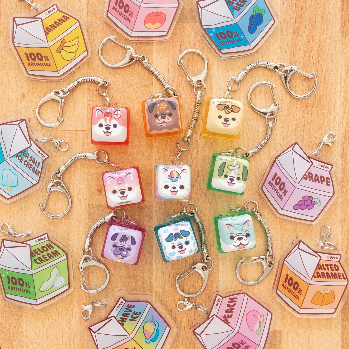 Series 5 Creamy Clicky Keychain Blind Bag