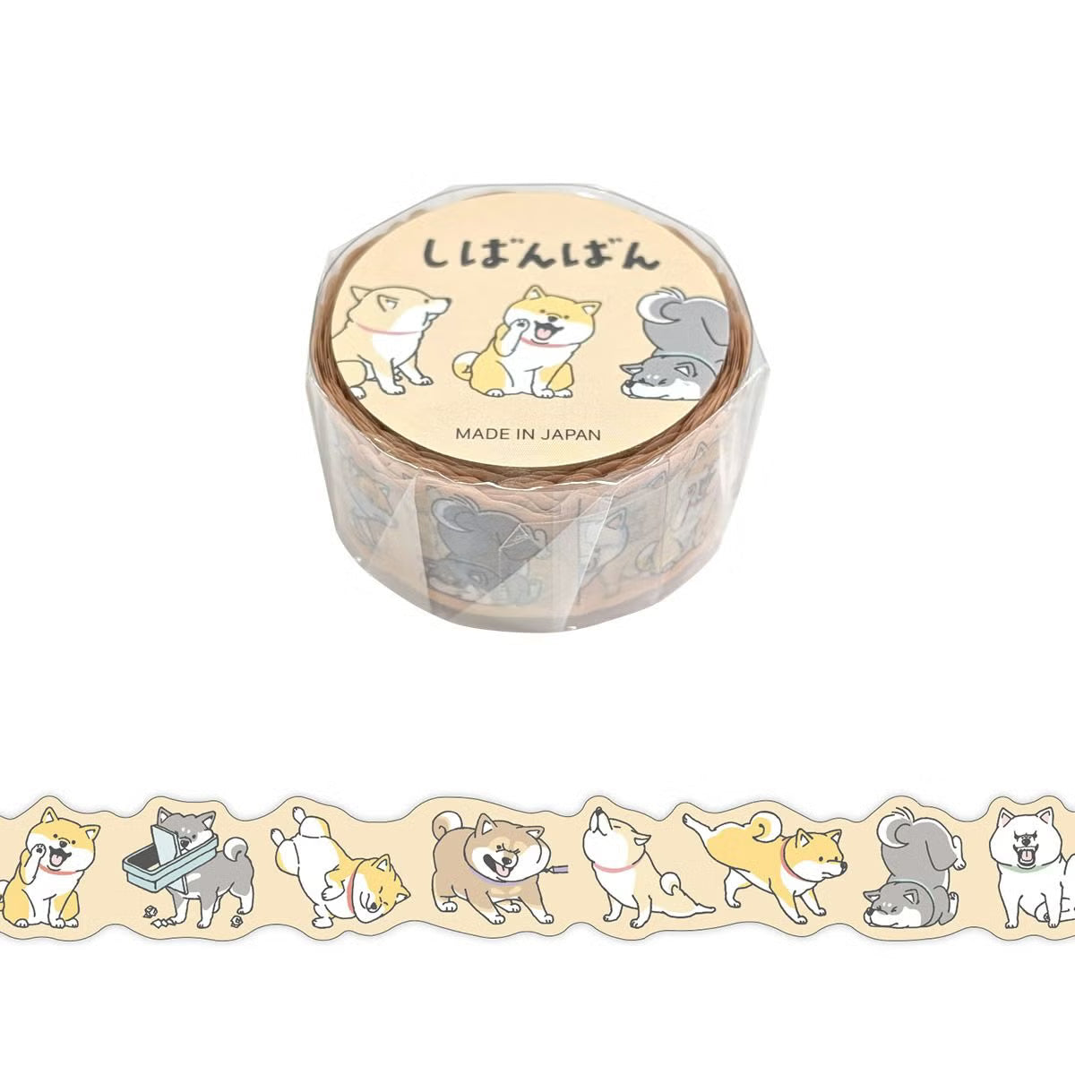 This is a standard masking tape with a width of 15 mm. This tape has a die-cute feature to create a cute edge around the washi.
Because it is simple, it is finished with a design full of care.
Width 15mm × Length 5m
Material: Washi paper
Includes 1 roll of washi