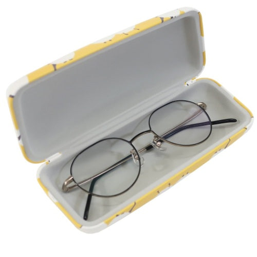 Shima Enaga Bird Glasses Case with Cleaning Cloth