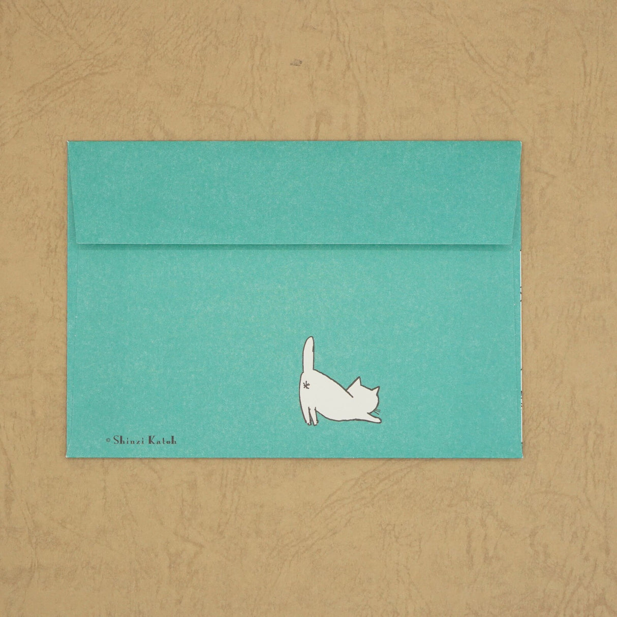 Shinzi Katoh Cat Hill Letter Set - Green