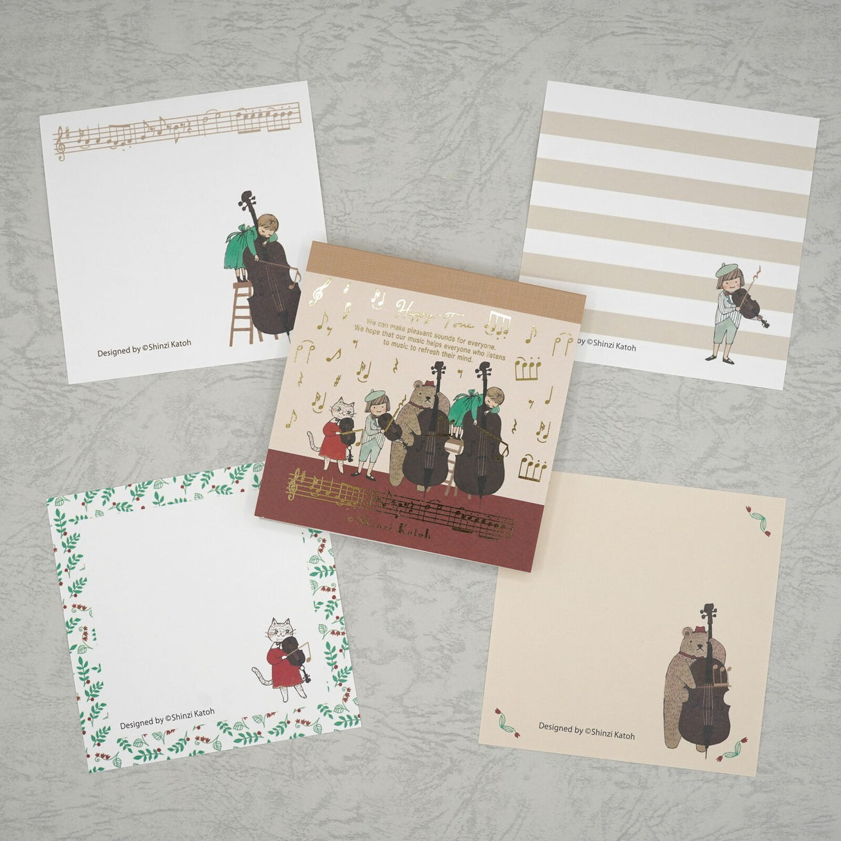 Shinzi Katoh Memo Pad - Happy Tone Eine Kleine