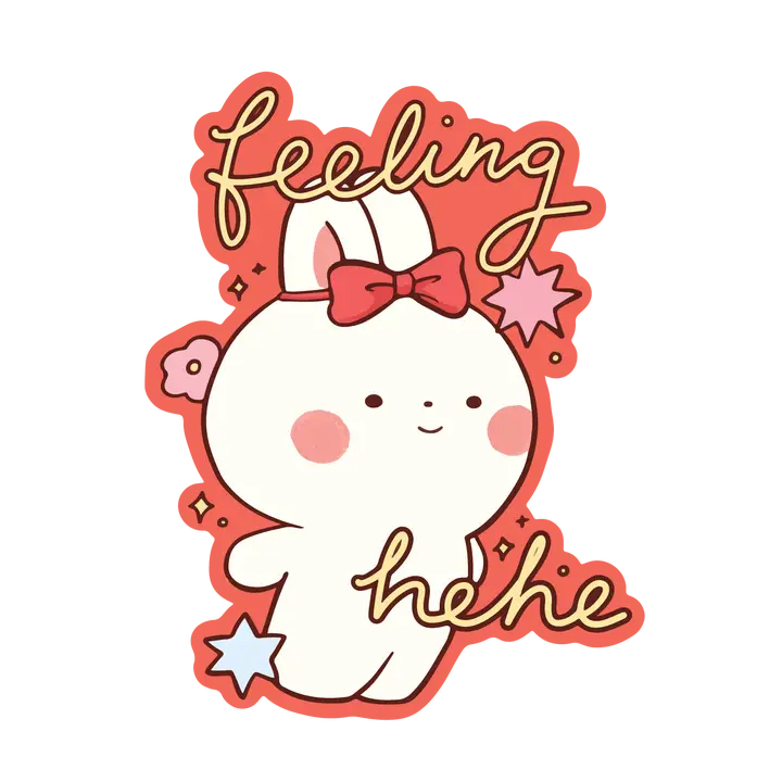 For when you're feeling happy and a little giggly, hehe.
Dishwasher safe
Size: 2.4” x 2.7”
Soft matte vinyl