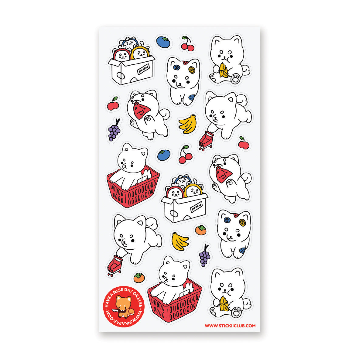 🍌🐕 Join @pikarar’s adorably sassy Shiba Inu on a paw-some shopping trip! From sweet cherries to juicy persimmons, tasty bananas and fresh blueberries, this precious pup is on a mission to find the yummiest fruits around.