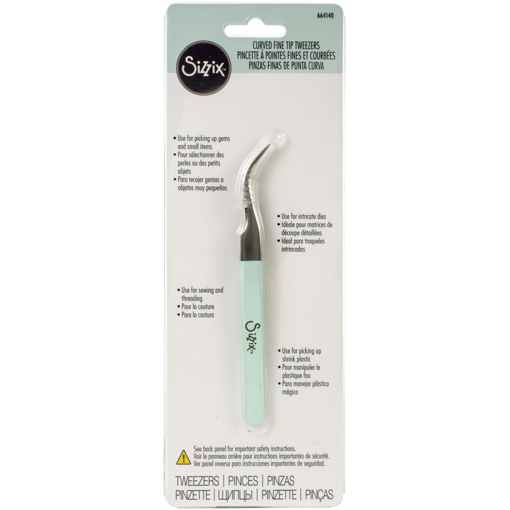 Sizzix Tweezers Curved Fine Tip