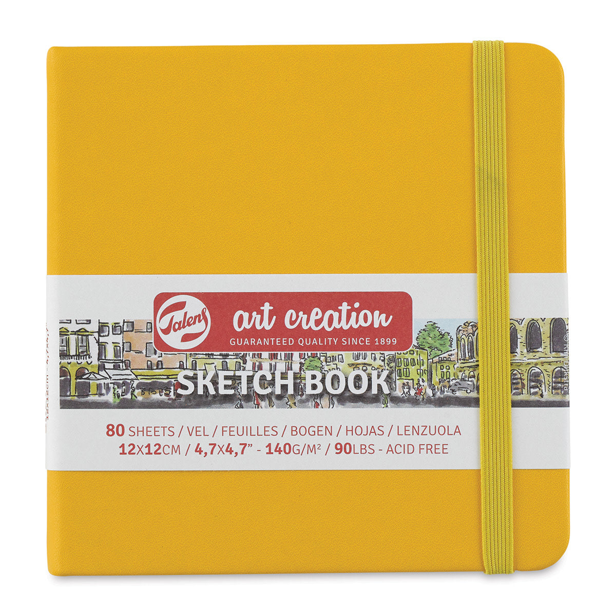 Sketch Book 4.7" x 4.7" Yellow