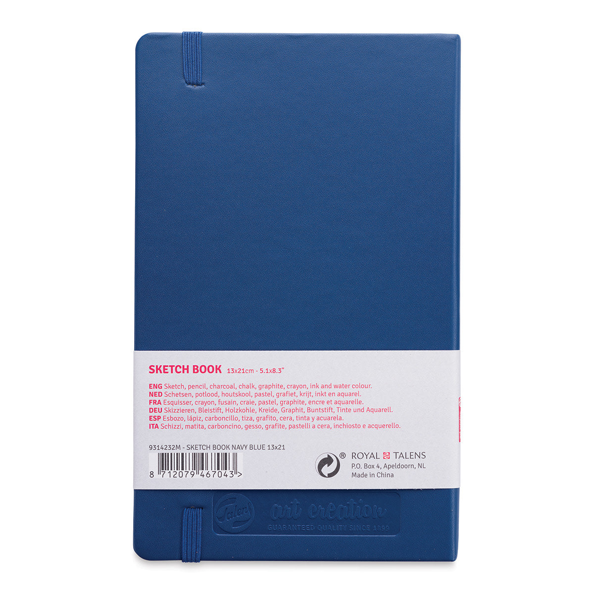 Sketch Book 5.1" x 8.3" Navy Blue