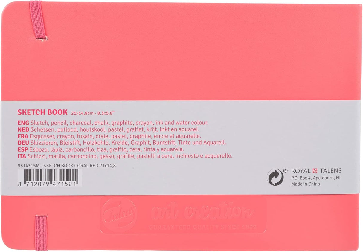 Sketch Book 8.3" x 5.8" Coral