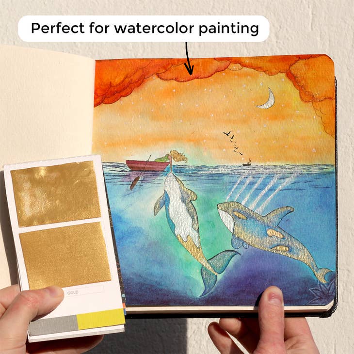 Cuaderno de bocetos cuadrado, papel 100 % algodón hecho a mano