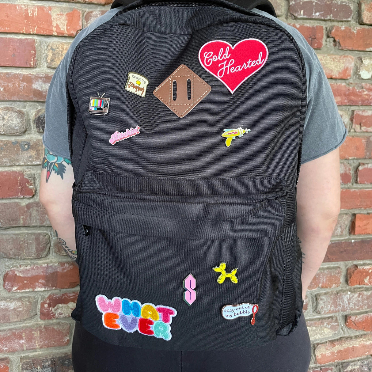 Whatever :P
Embroidered patch
Iron on backing
3.5" x 1.75"
Packaged in a cellophane hanging bag
Recycled kraft paper backing card
Application instructions are included on the back side of packaging
Designed in Knoxville, TN, produced in China