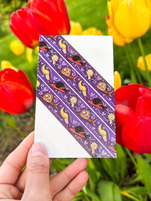 Cinta washi de caracol