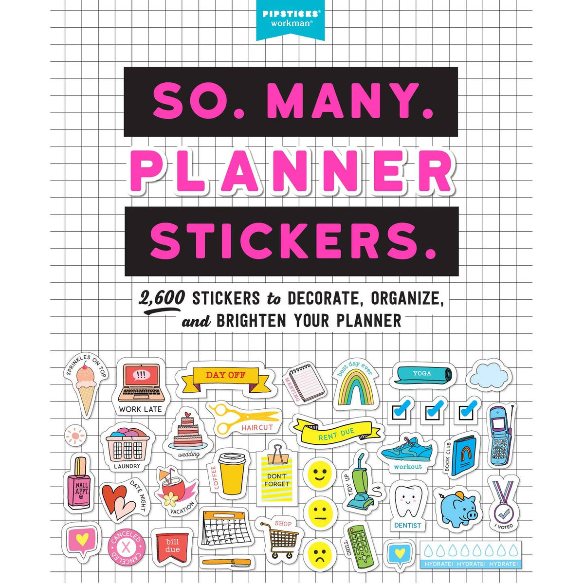 So. Many. Planner Stickers. Book Pipsticks Sticker Book – Little Craft ...