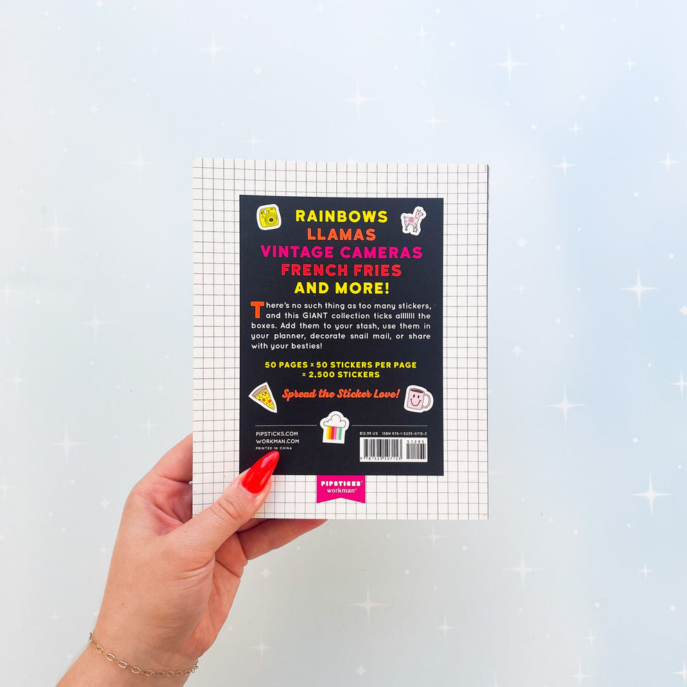 So. Many. Stickers. Pipsticks Sticker Book