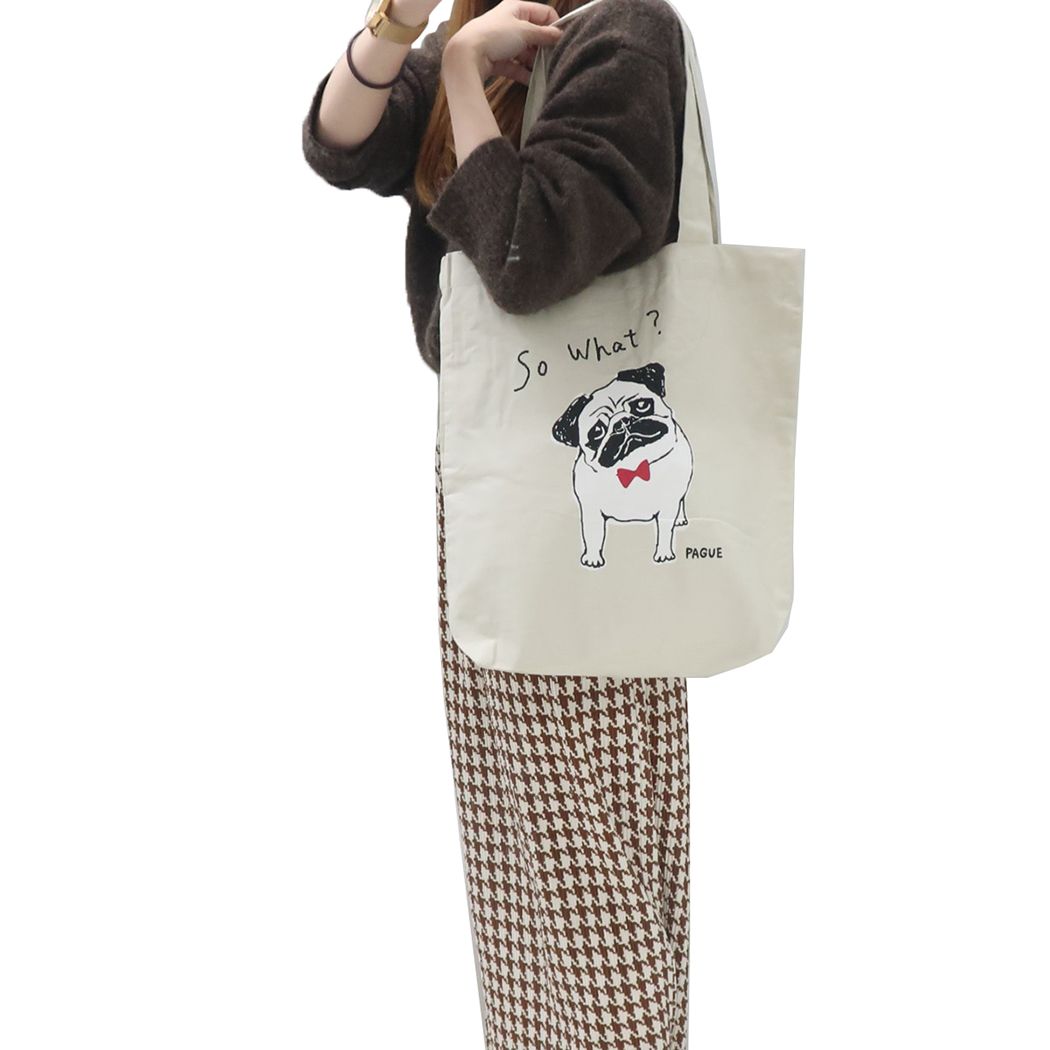 Bolso de mano con diseño de Pug