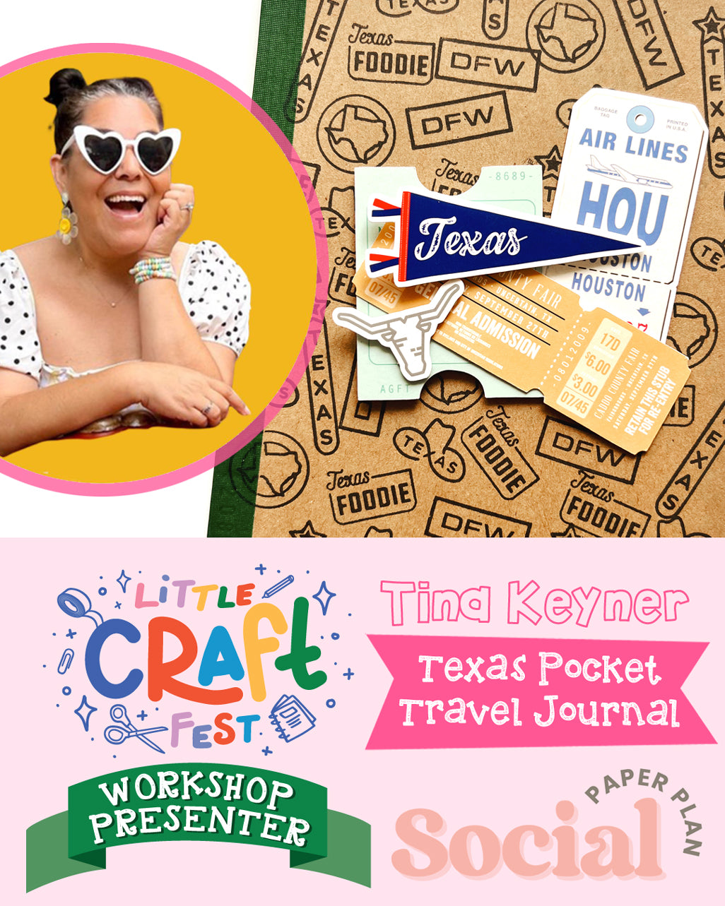 SOLD OUT! Texas Pocket Travel Journal with Tina Keyner