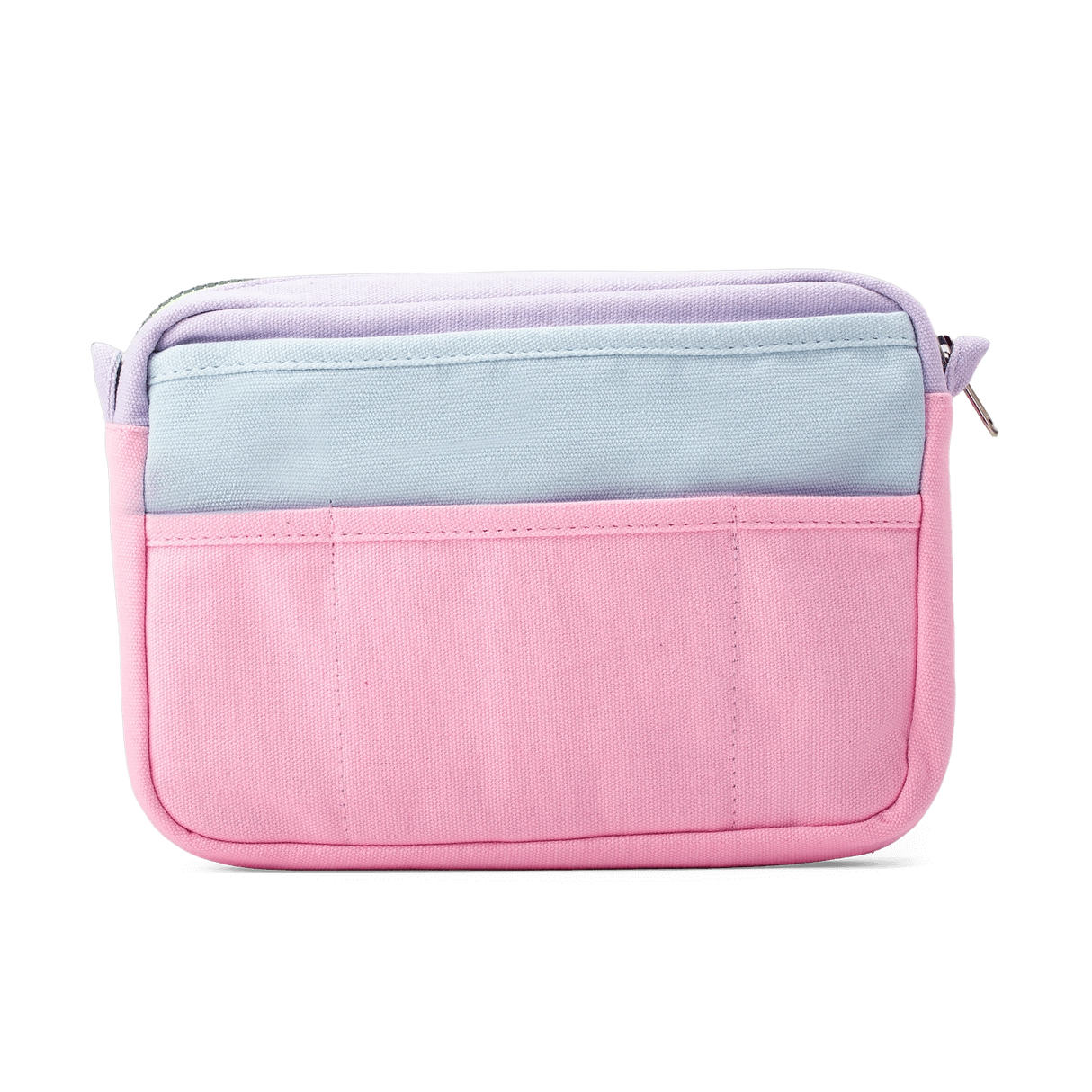 A compact carry-all pouch for artists, makers, and stationary lovers who appreciate a little order in their chaos. Structured enough to hold its form, soft enough to fit anywhere, and fully machine-washable for the days that get a little messy — your tools, pens, and creative essentials stay safe, visible, and ready wherever you go.
Inside, 20 pockets make space for art supplies, stationary essentials, and an A5 notebook, all secured by a smooth YKK zipper. Sized to fit within larger bags or carry on its o