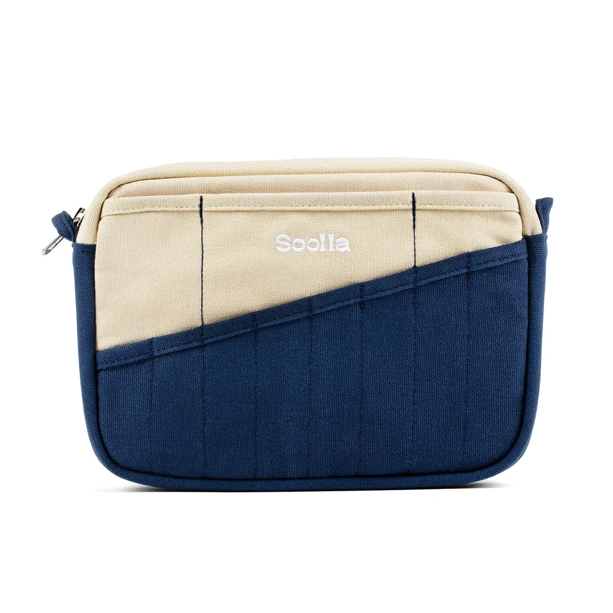 A compact carry-all pouch for artists, makers, and stationary lovers who appreciate a little order in their chaos. Structured enough to hold its form, soft enough to fit anywhere, and fully machine-washable for the days that get a little messy — your tools, pens, and creative essentials stay safe, visible, and ready wherever you go.
Inside, 20 pockets make space for art supplies, stationary essentials, and an A5 notebook, all secured by a smooth YKK zipper. Sized to fit within larger bags or carry on its o