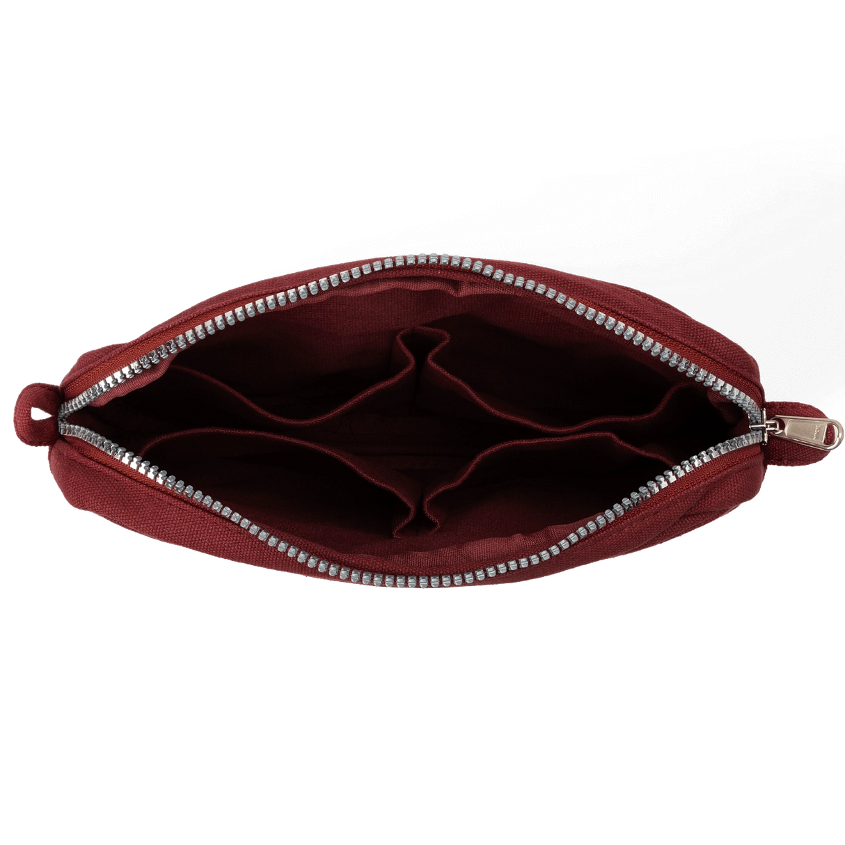 Front layout: 8 slanted pockets + 3 directly behind
Interior: Main compartment fits an A5 notebook; two open compartments on each wall
Back panel: 3 wide exterior pockets + one full-length slip pocket
Quick-drying duck canvas — sturdy, breathable, and machine-washable
Convertible design — hooks for your own strap or a Soolla strap (coming soon)
Structured silhouette — holds its shape even when lightly packed
Full-width YKK zipper — smooth and durable
Compact profile — fits inside larger bags or