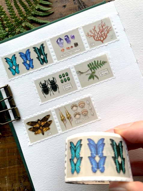 Specimen Drawer Stamp Washi Tape