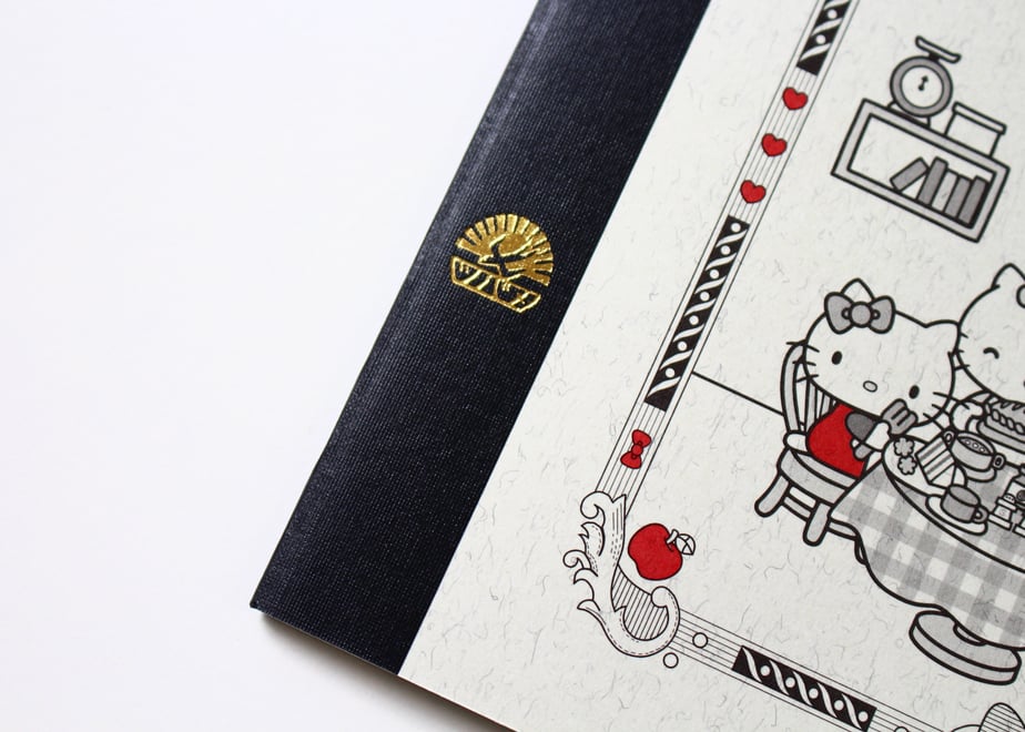 Tsubame Fools Square Plain Notebook - Hello Kitty