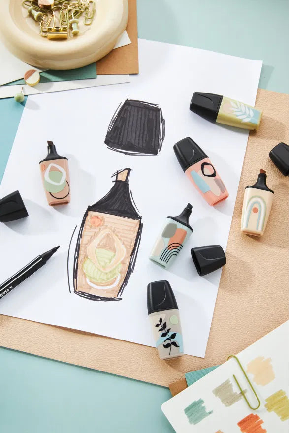 Highlighter STABILO BOSS MINI Naturevibes - Pack of 6