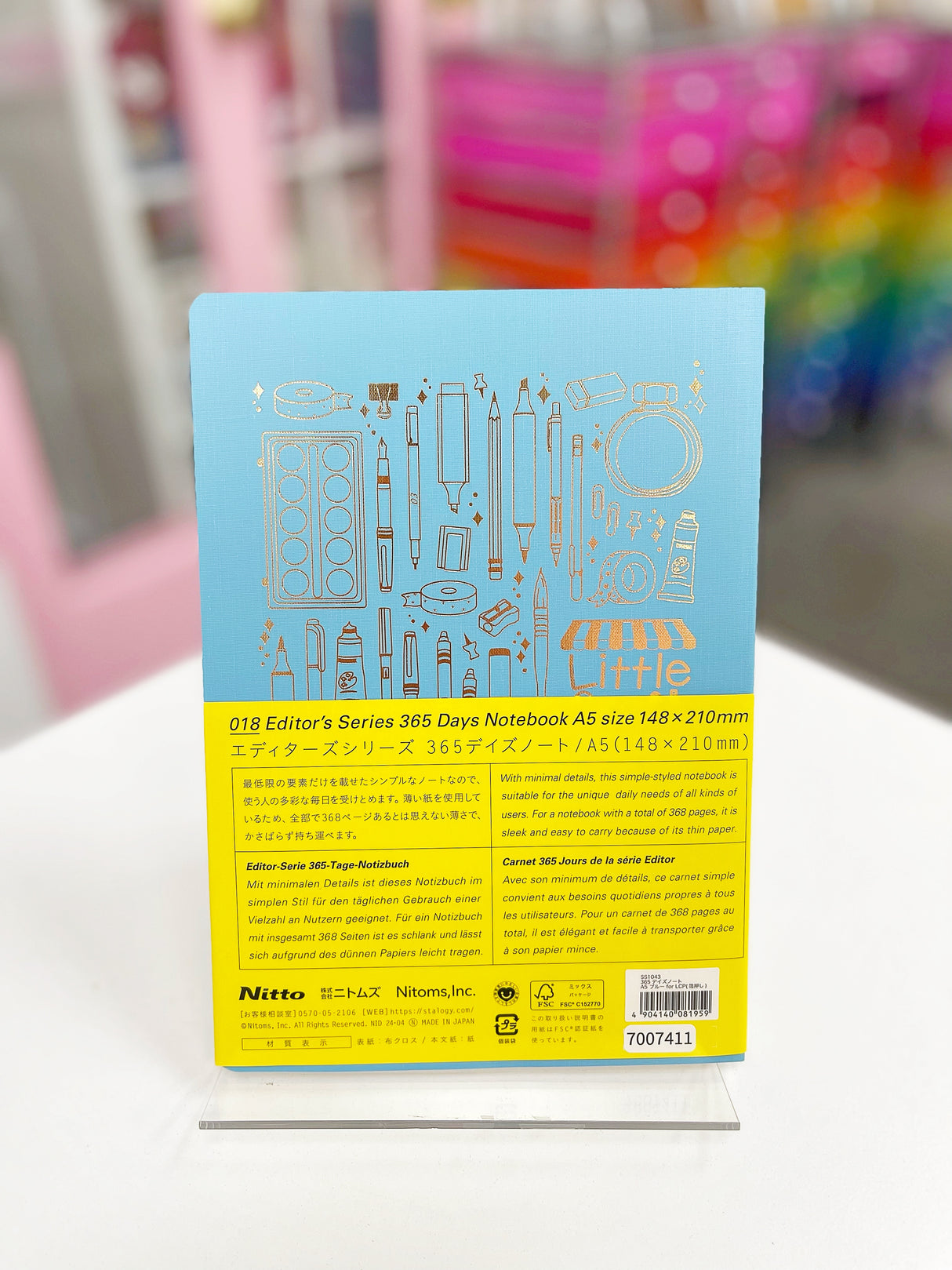 Stalogy x Little Craft Place 365 Days Notebook A5 - Blue