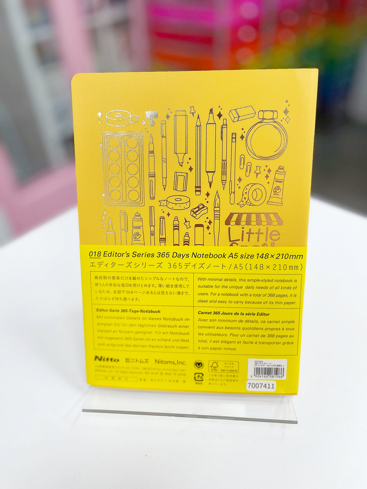 Stalogy x Little Craft Place 365 Days Notebook A5 - Yellow