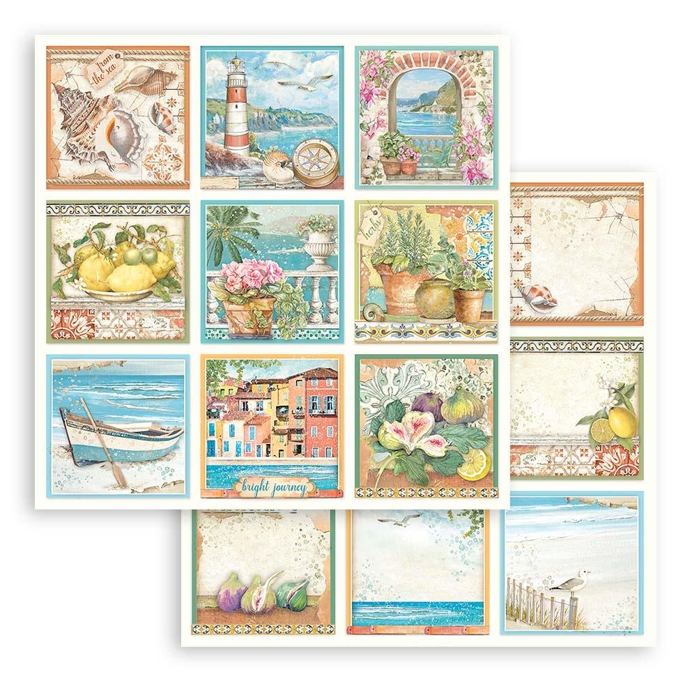 Bloc de papel Stamperia Blue Dream de 12" x 12"