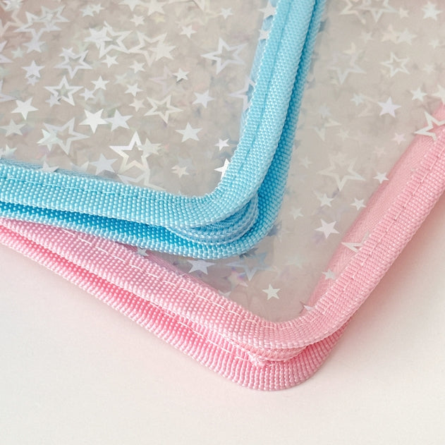 Star Zip File Folder with Rings A5