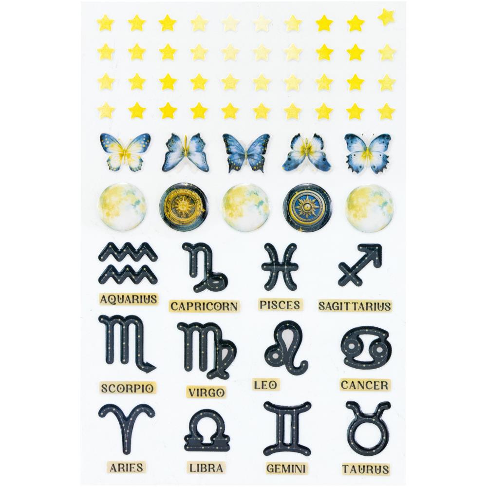 Starlight Dreams Epoxy Stickers 49 And Market