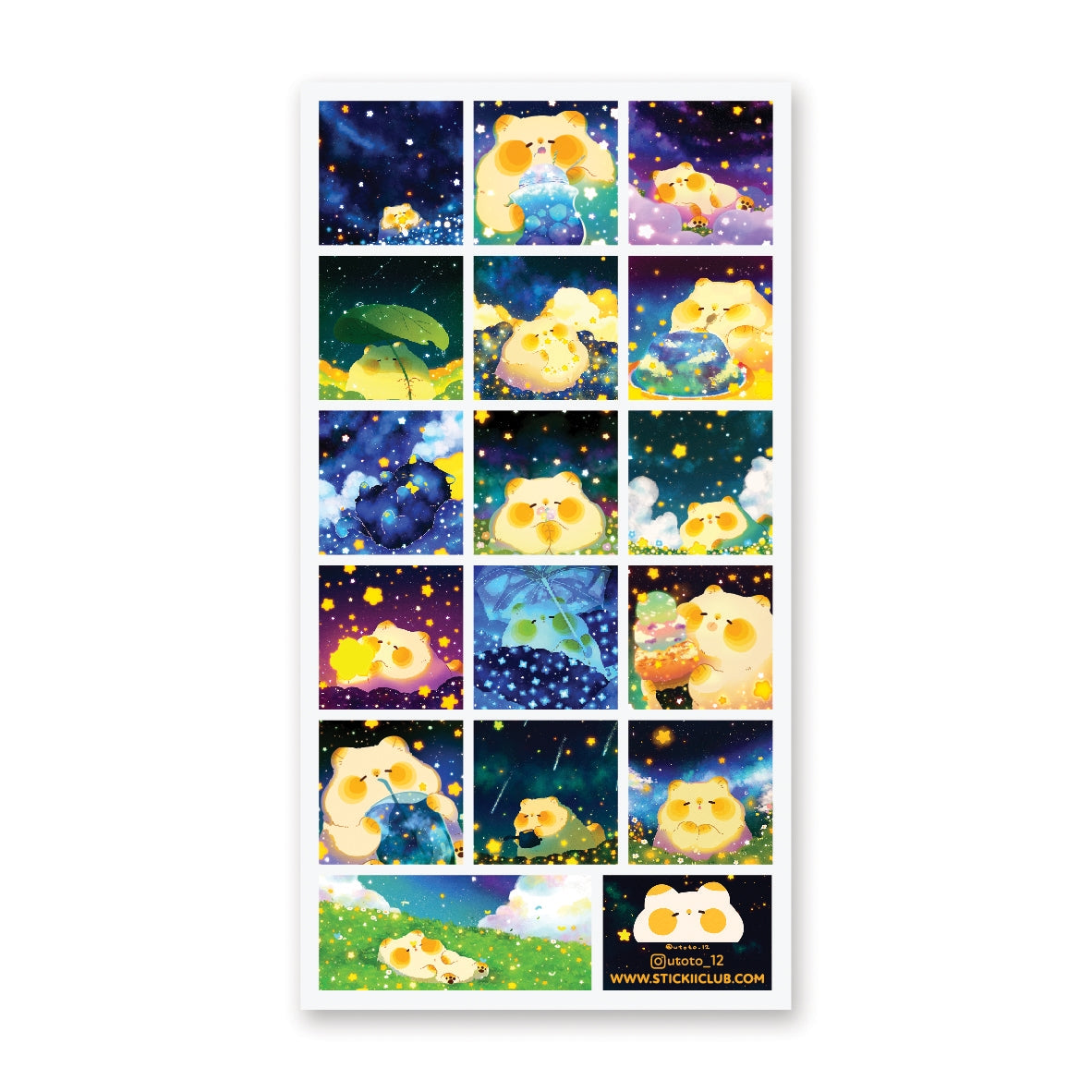 đ»đ Check out @utoto_12âs cosmic buddy just chillinâ in the stars! This relaxed giant floof is totally living their best life â catching zâs under the stars and snacking on all the space treats. Their whole vibe is just pure stardust magic! And honestly our inspiration on what we aspire to be.