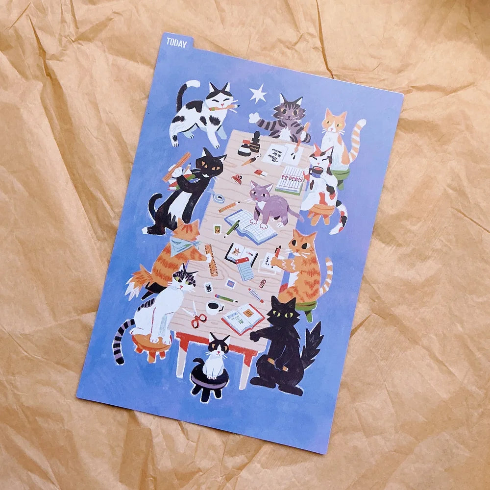 Stationery Cats Pencil Board - A5