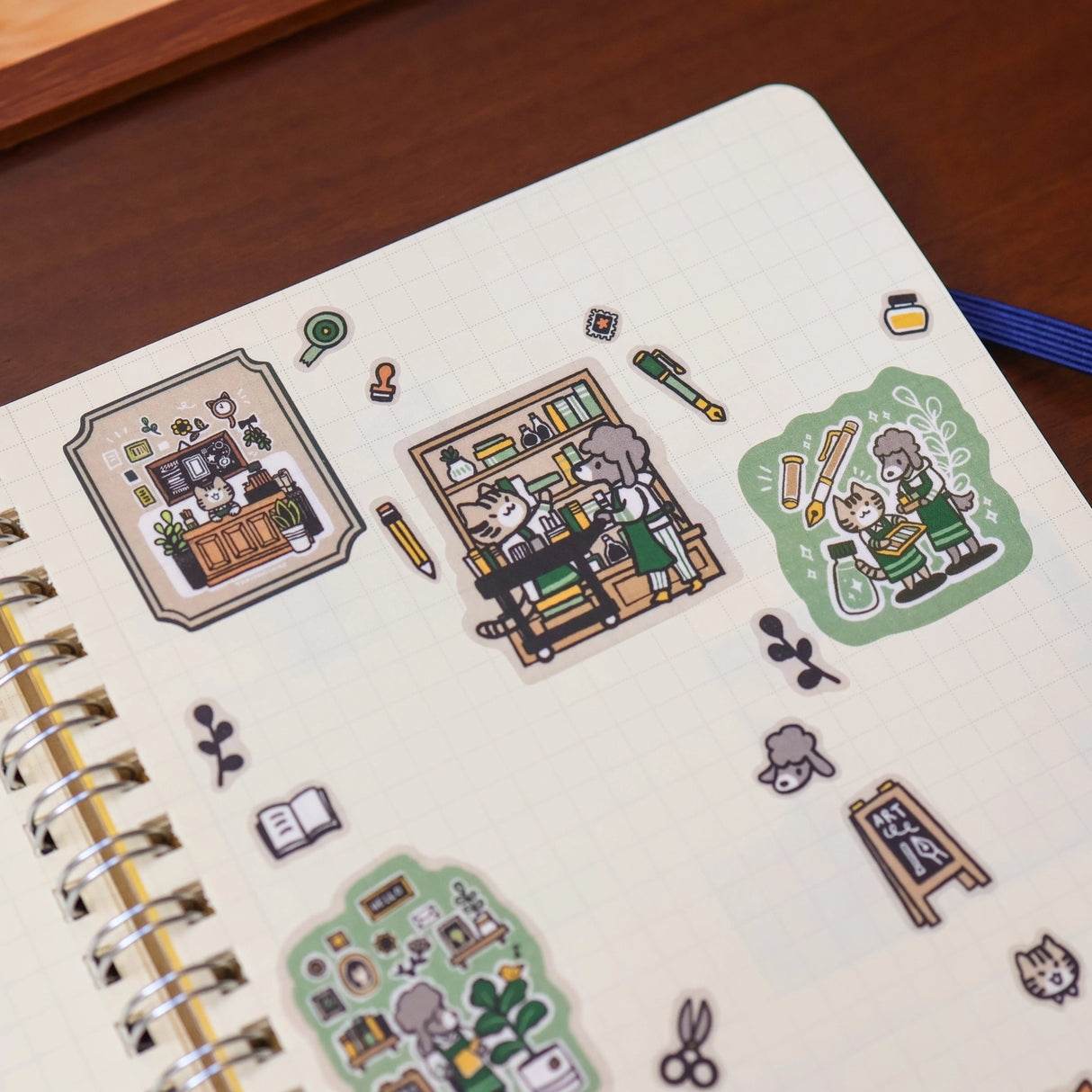 Sticker Sheet: 6 x 3 inches
Sticker Sheet Package: 7 x 3 inches
Printed in China
Design © Thousand Skies