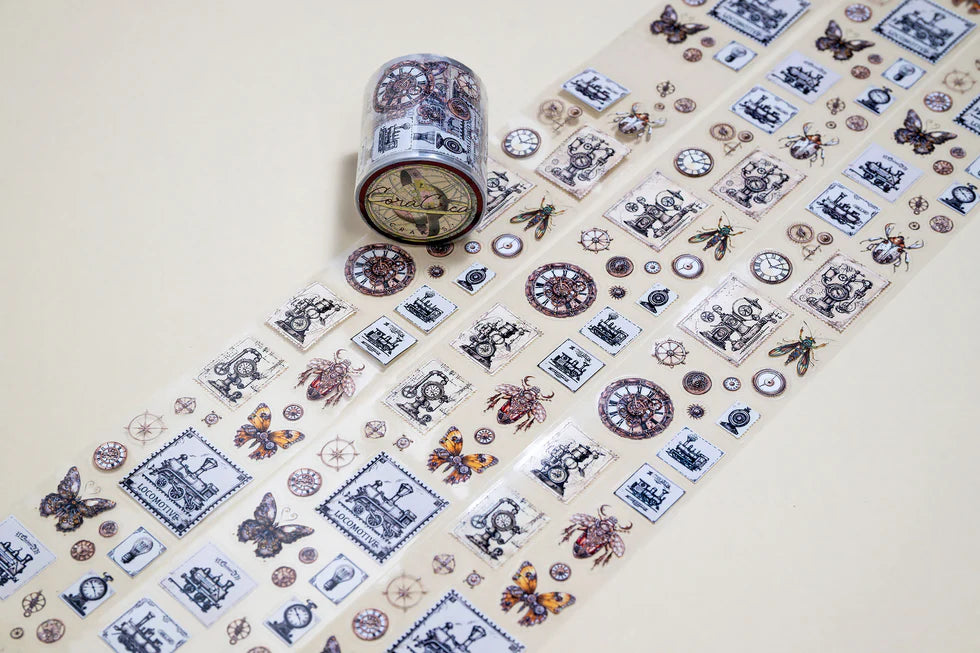 CoraCreaCrafts Steampunk Transparent Tape