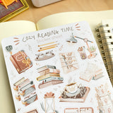 Cozy Reading Time Sticker Sheet